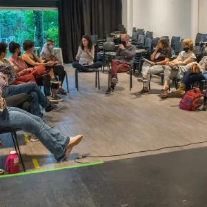 Visite du Centre Anne Frank – Argentine avec les communicateurs de NetOne Amérique latine